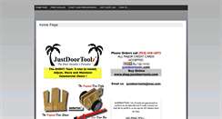 Desktop Screenshot of justdoortoolz.com